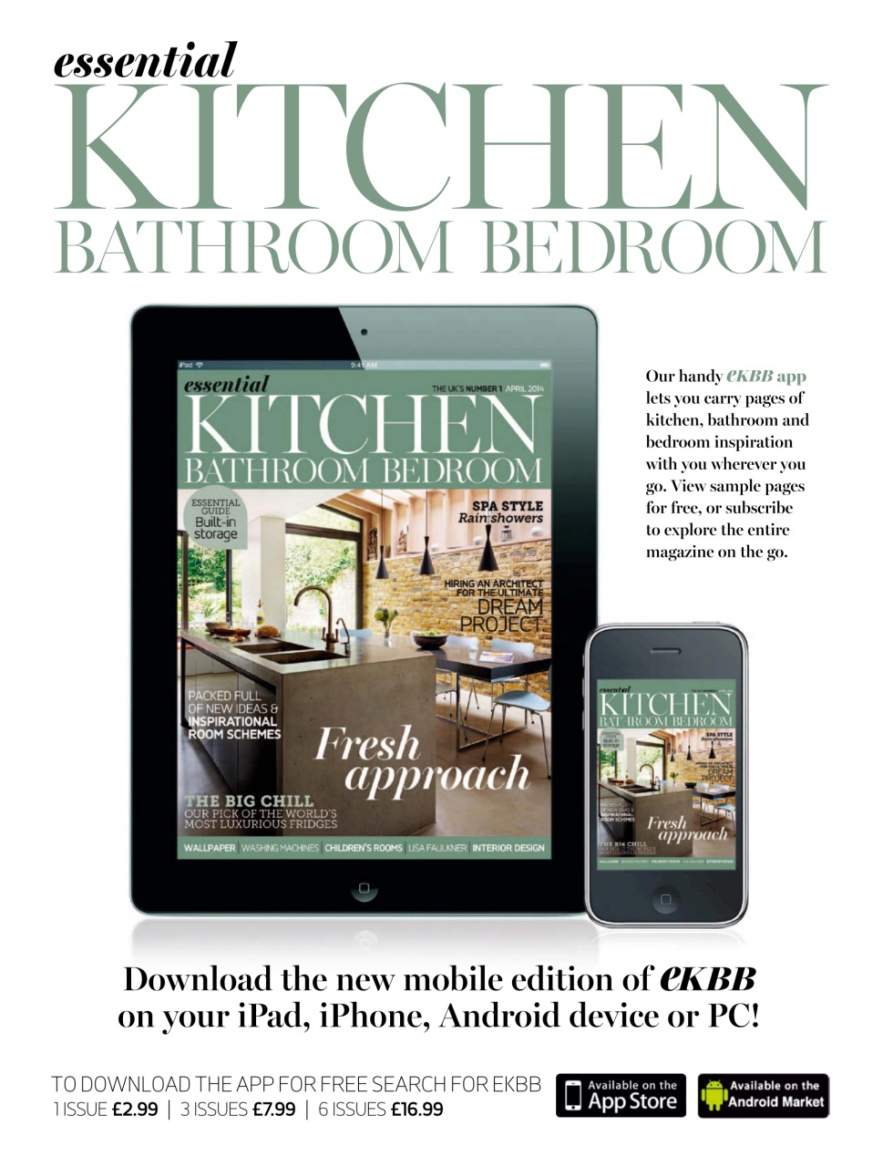 Essential Kitchen Bathroom Bedroom Preview Pages