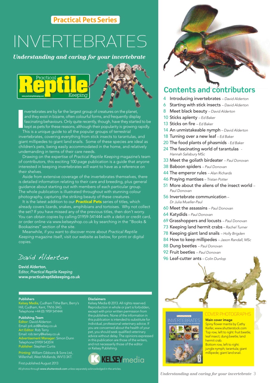 Practical Reptile Keeping Preview Pages