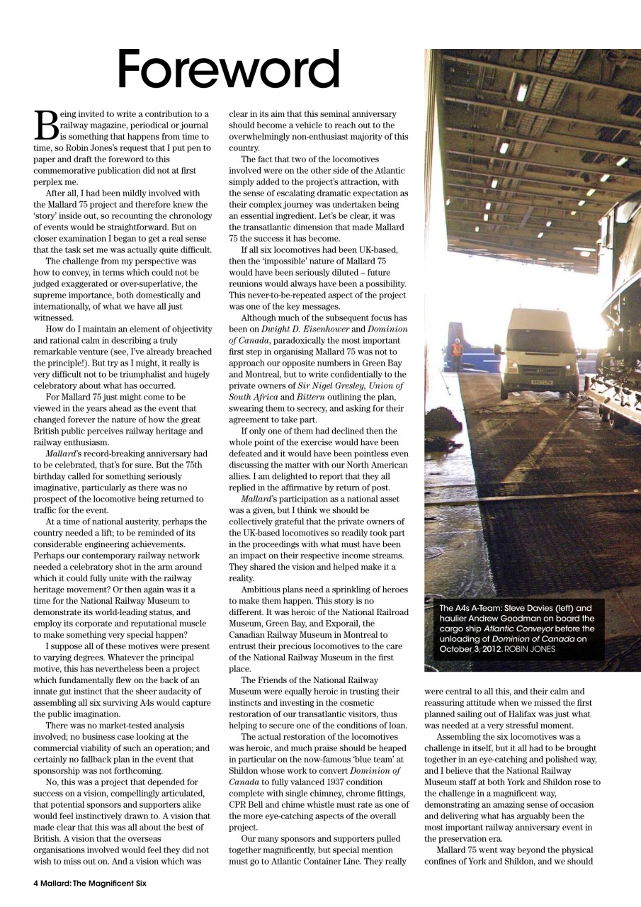 Heritage Railway Preview Pages