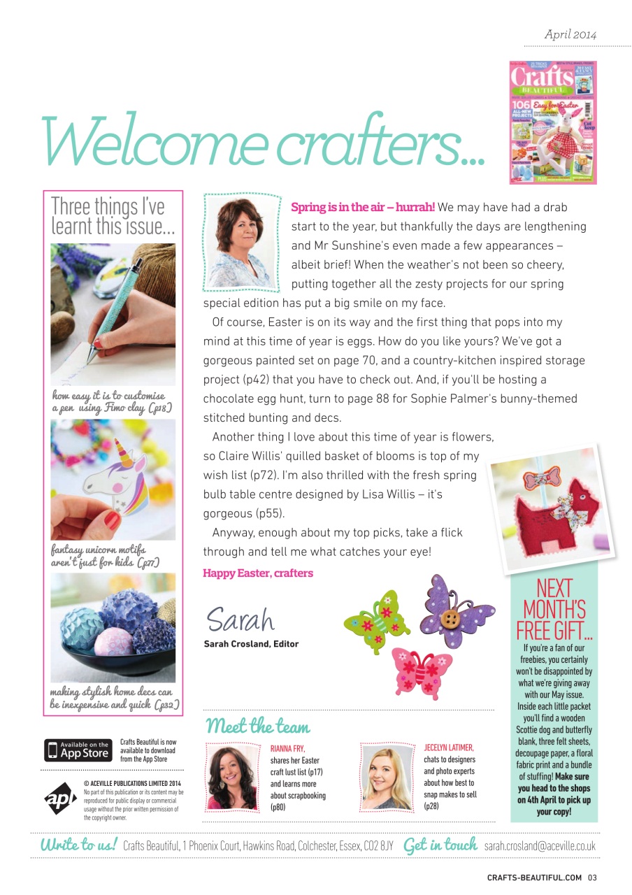 Crafts Beautiful Preview Pages