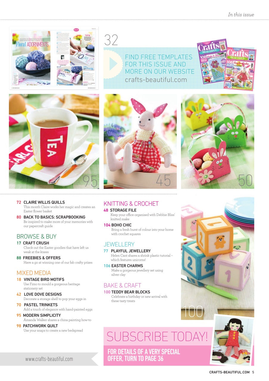 Crafts Beautiful Preview Pages