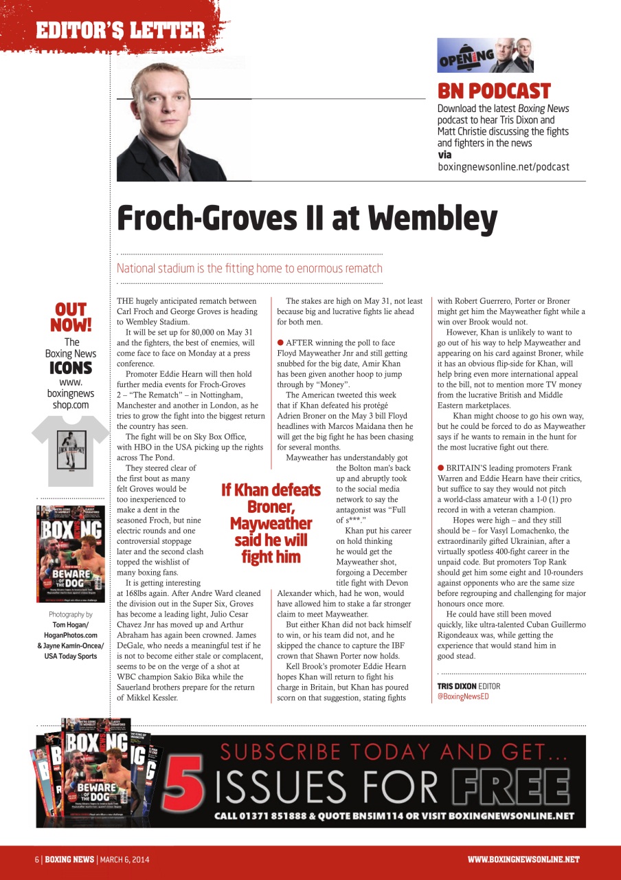 Boxing News Preview Pages
