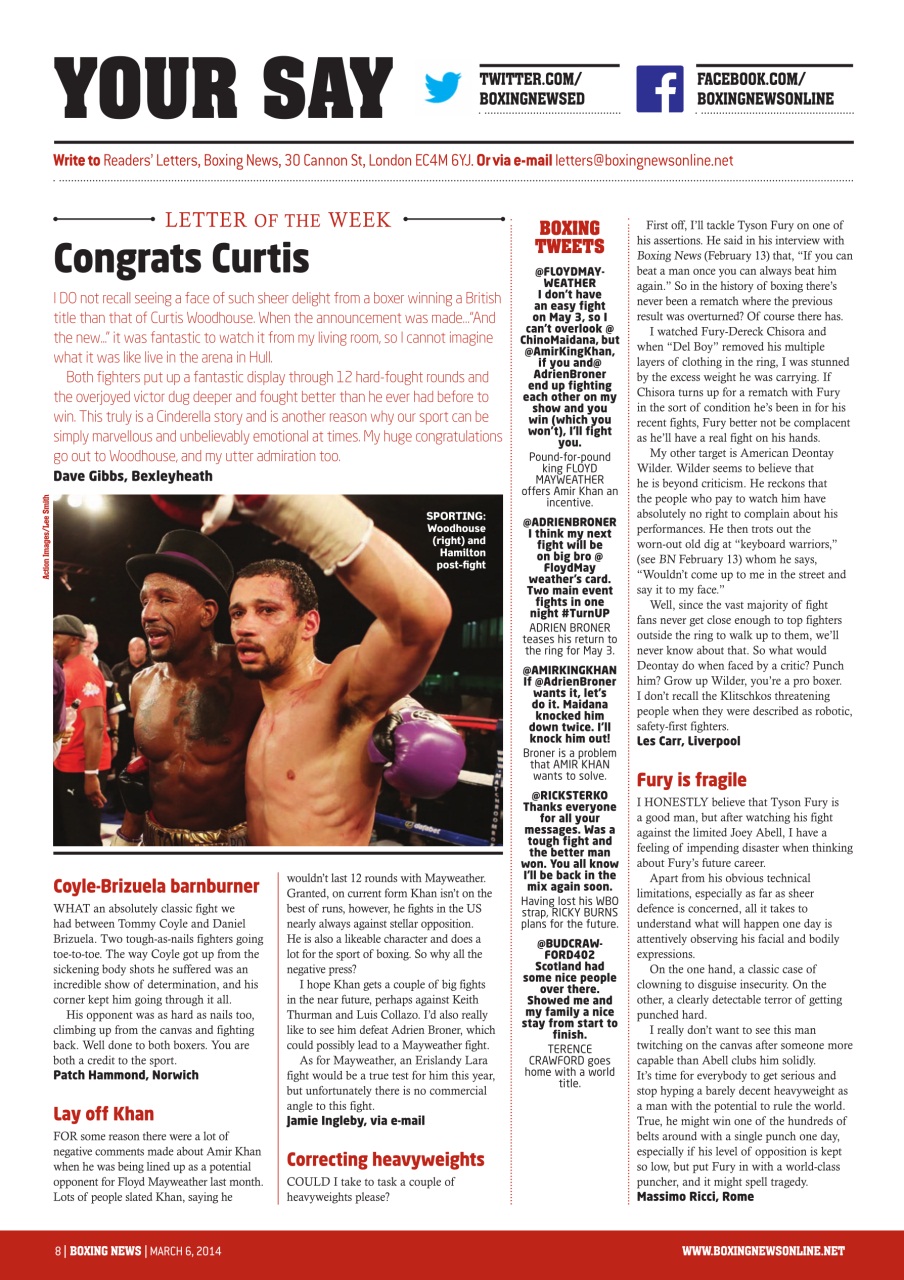 Boxing News Preview Pages