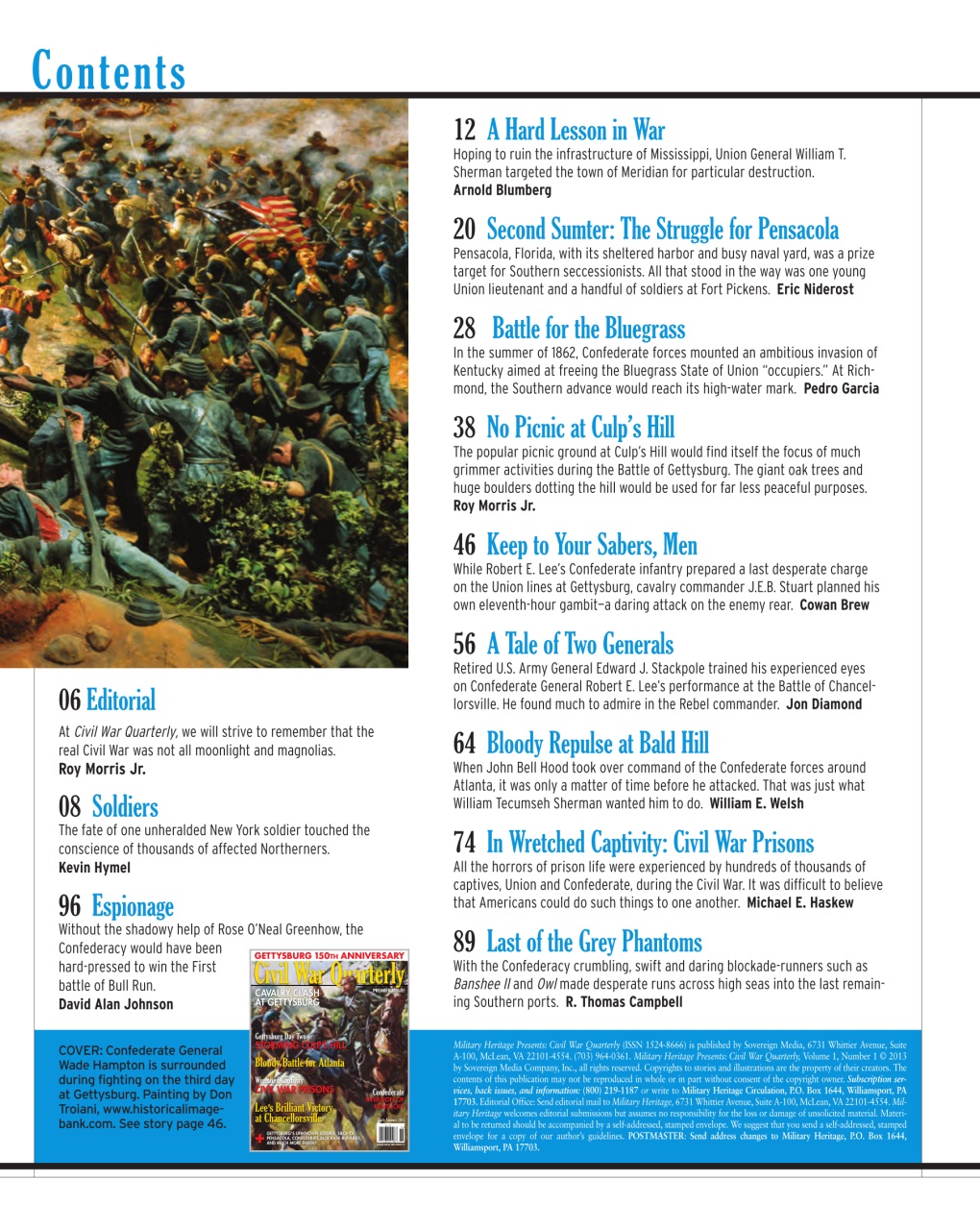 Civil War Quarterly Preview Pages