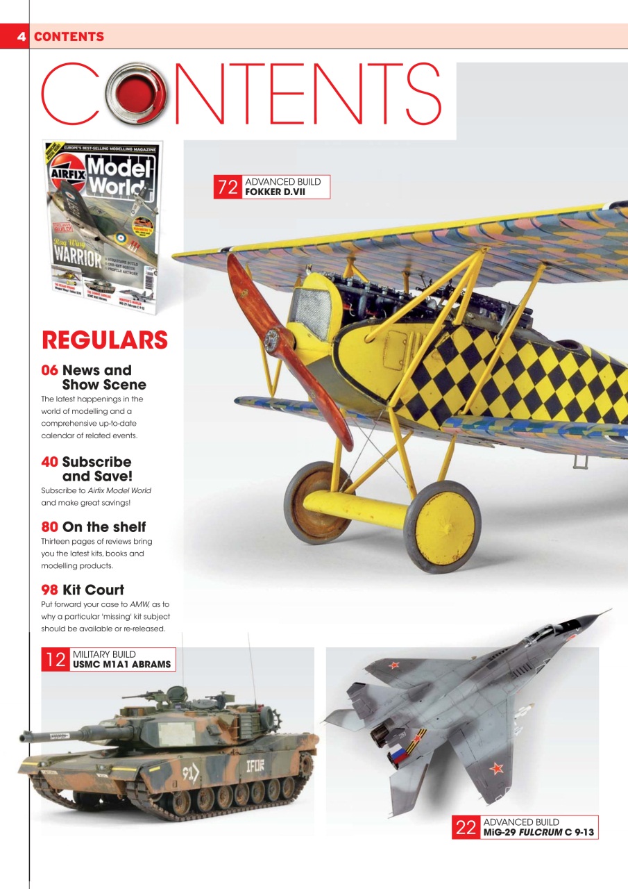 Airfix Model World Preview Pages