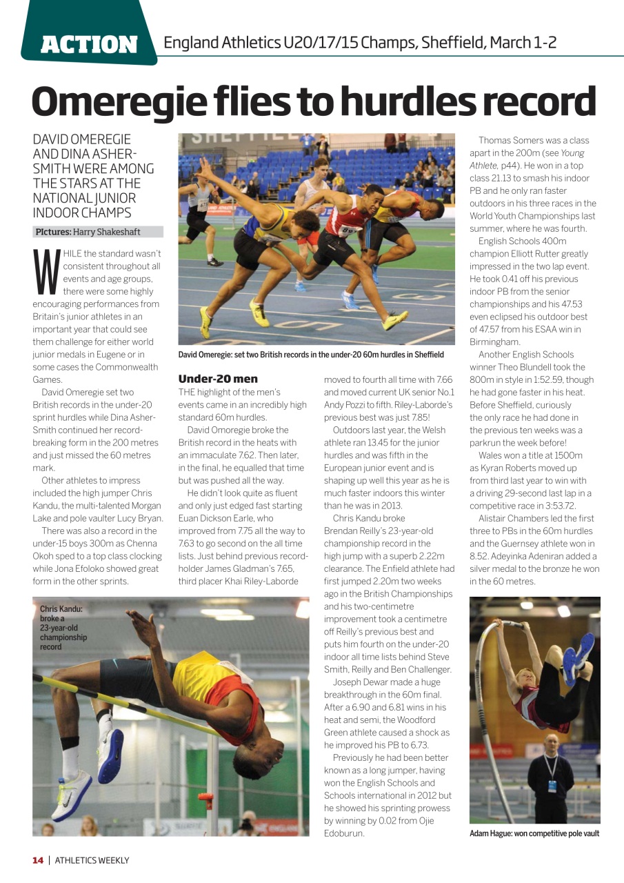 AW – Athletics Weekly Magazine Preview Pages