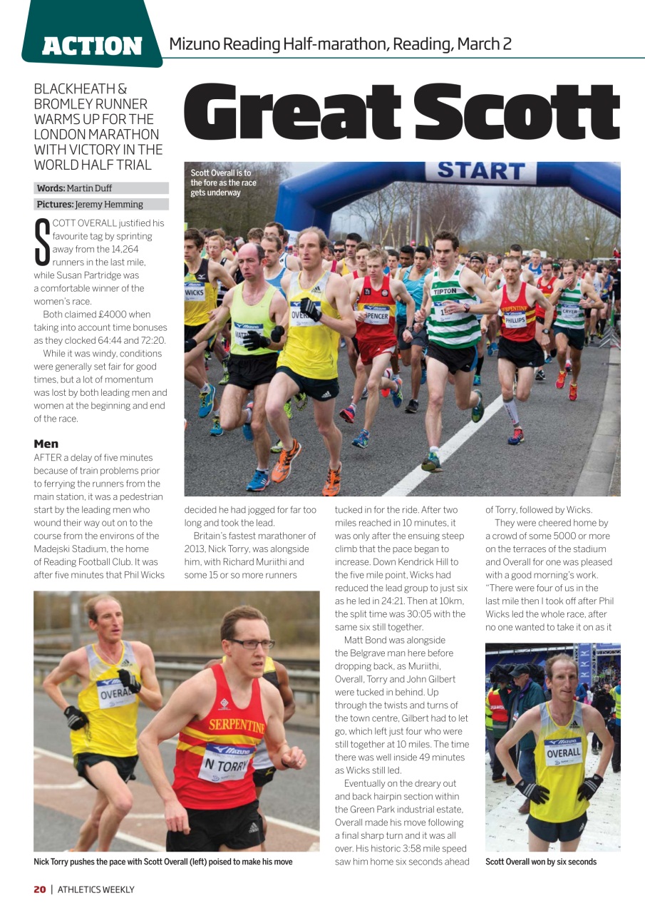 AW – Athletics Weekly Magazine Preview Pages
