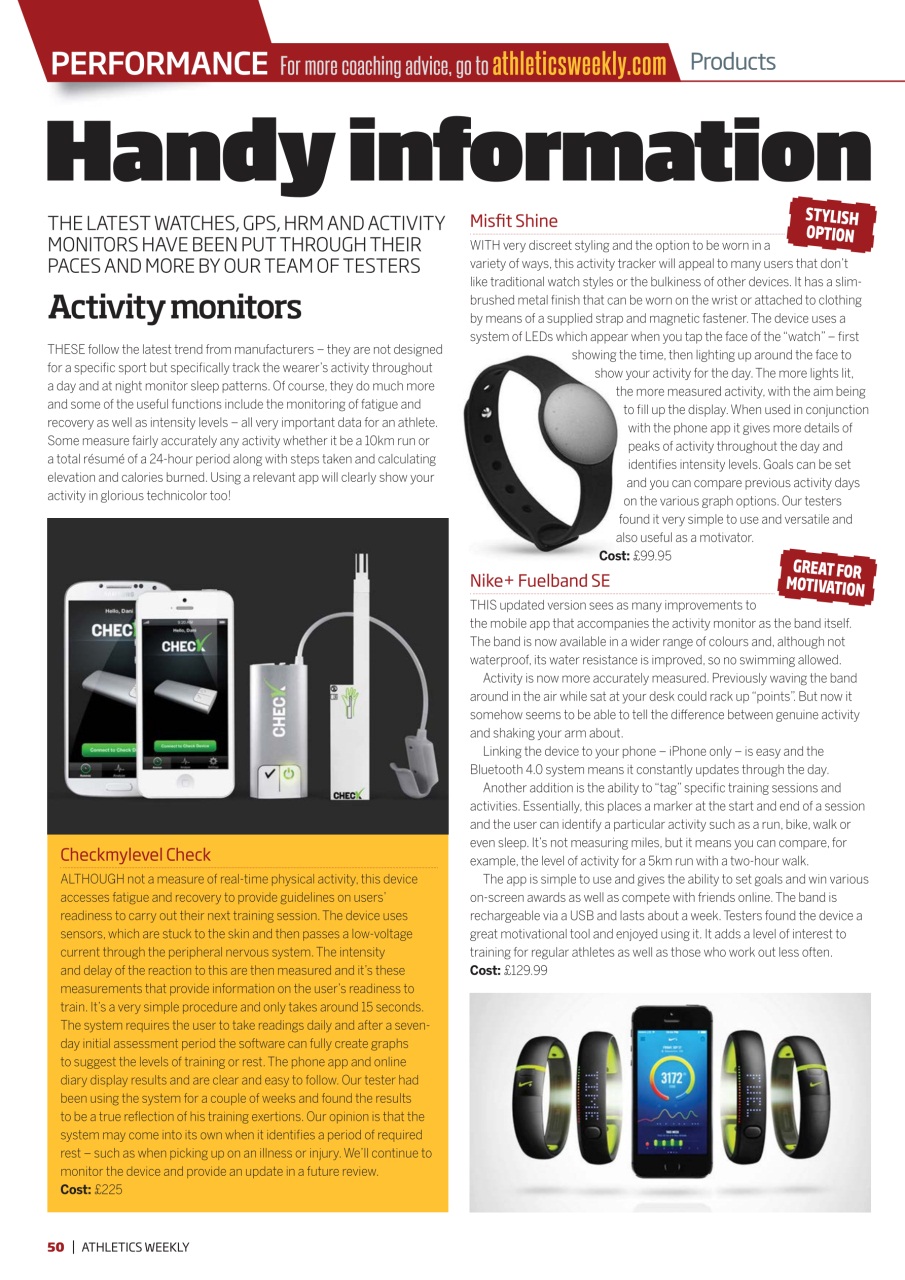 AW – Athletics Weekly Magazine Preview Pages
