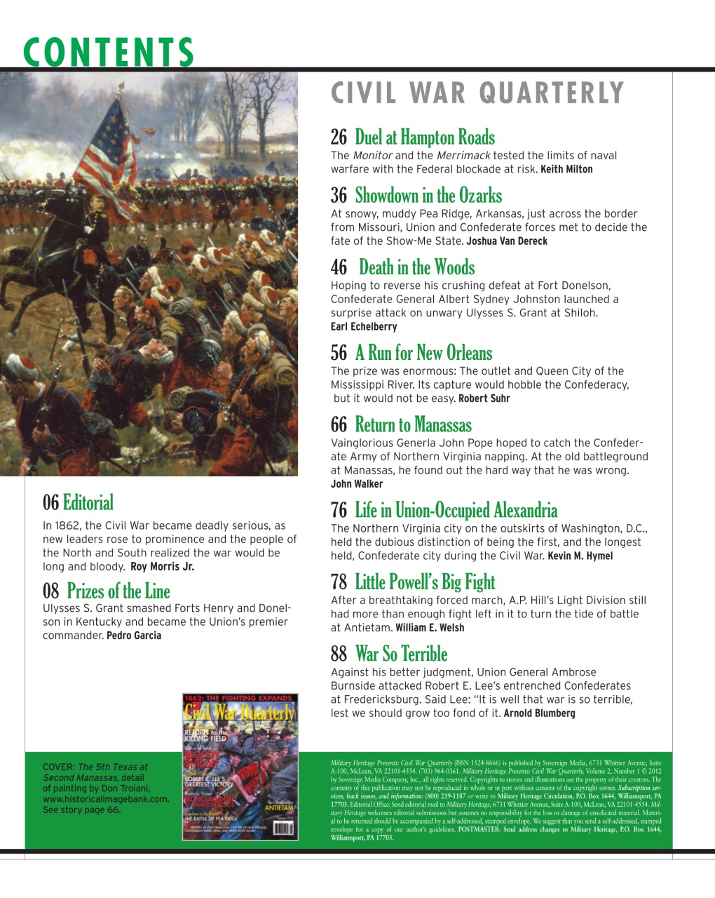 Civil War Quarterly Preview Pages