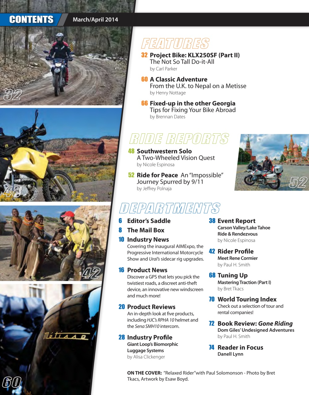Adventure Motorcycle Preview Pages