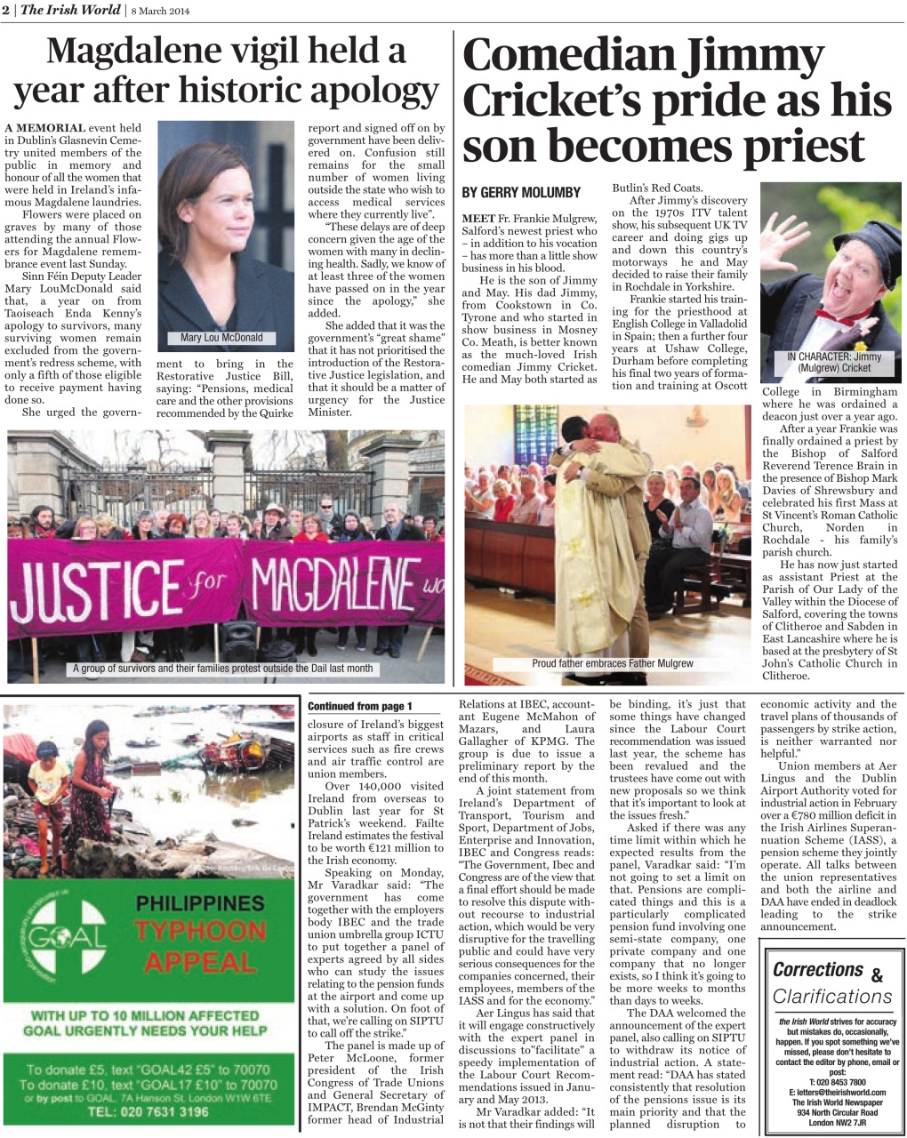 Irish World Preview Pages