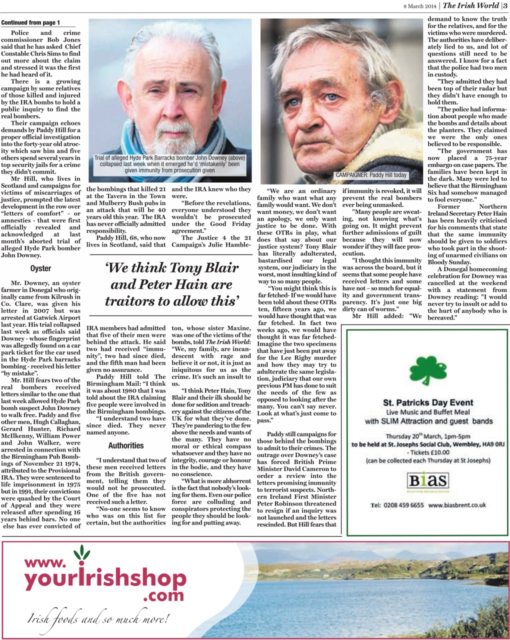 Irish World Preview Pages