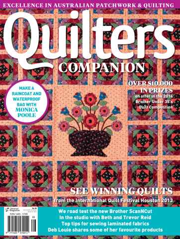 Quilters Companion issue Issue#66 - April/May 2014
