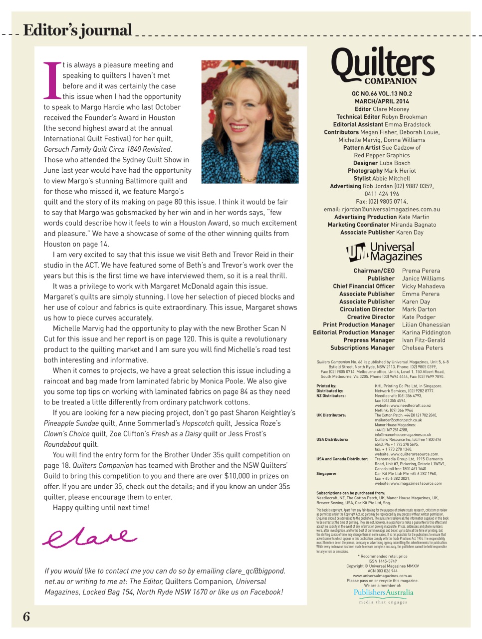 Quilters Companion Preview Pages