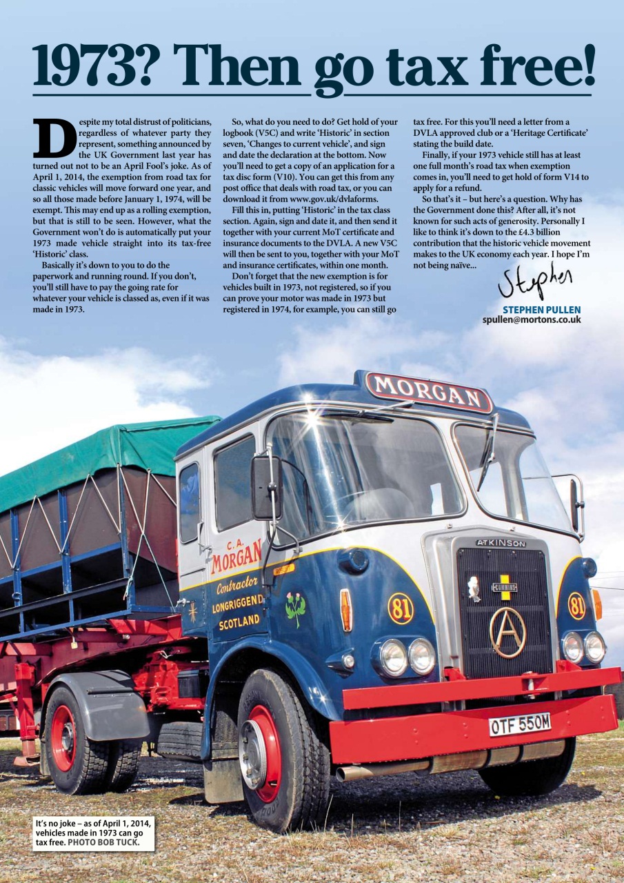 Heritage Commercials Magazine Preview Pages
