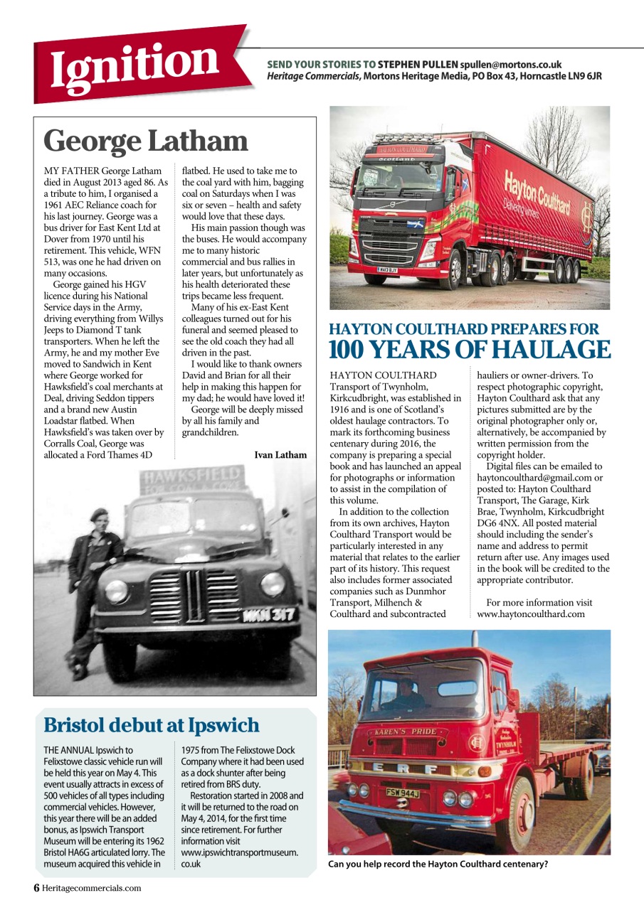 Heritage Commercials Magazine Preview Pages