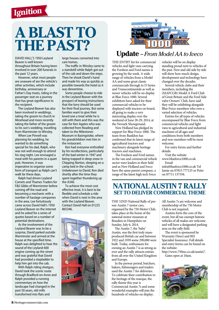 Heritage Commercials Magazine Preview Pages