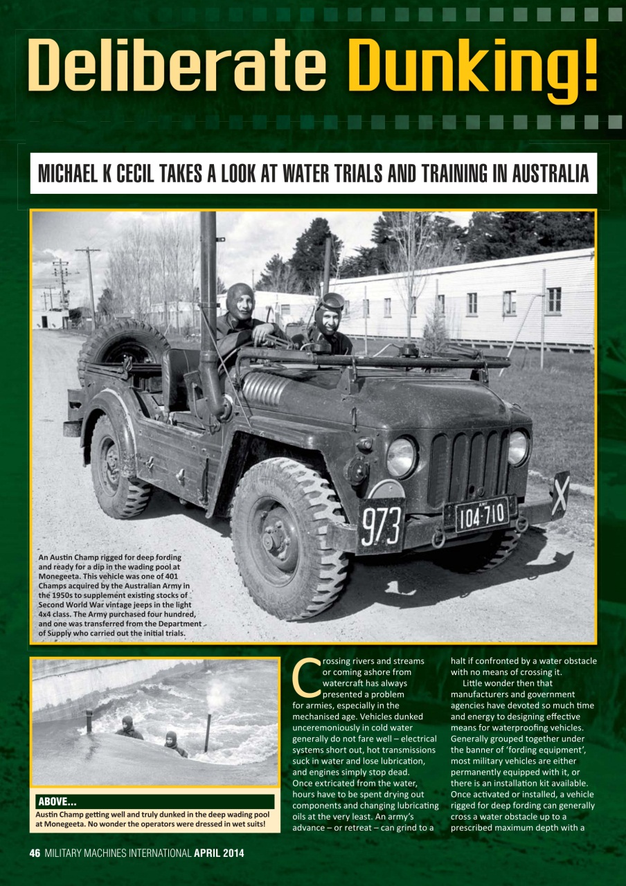 Military Machines International Preview Pages