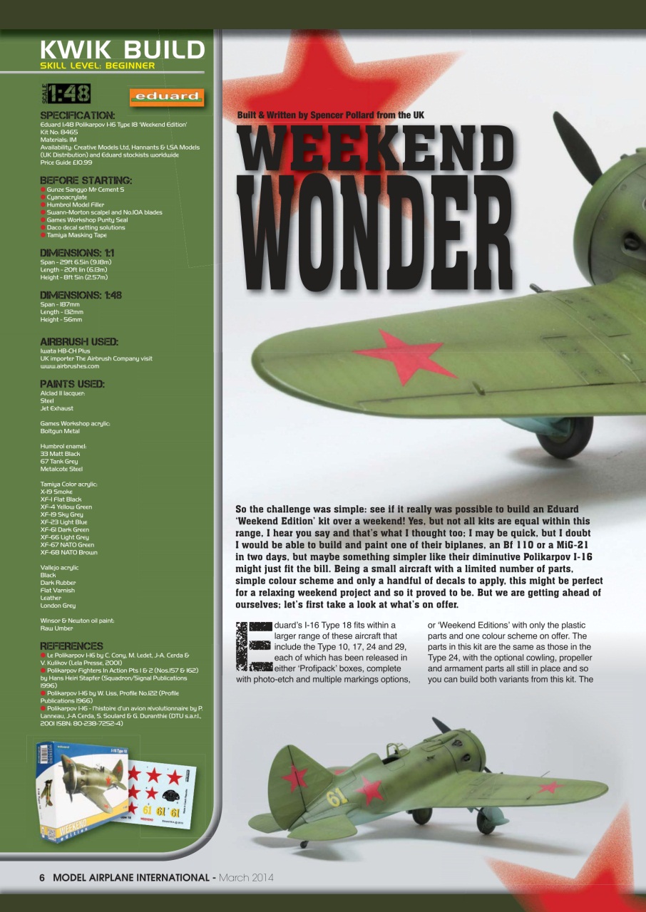 Model Airplane International Preview Pages