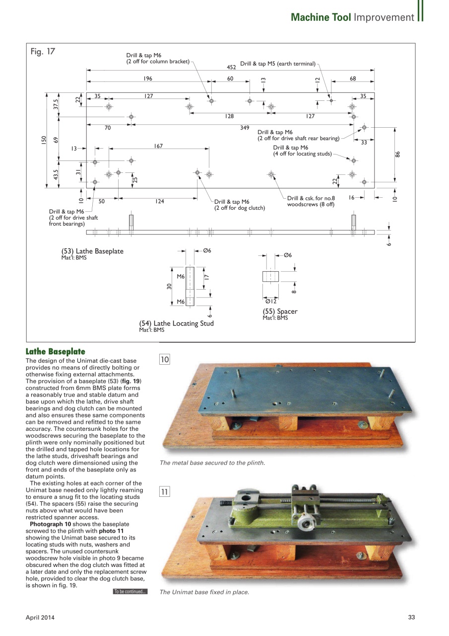 Model Engineer & Workshop Magazine Preview Pages