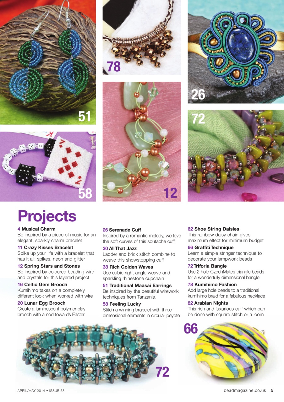 Bead & Jewellery Magazine Preview Pages