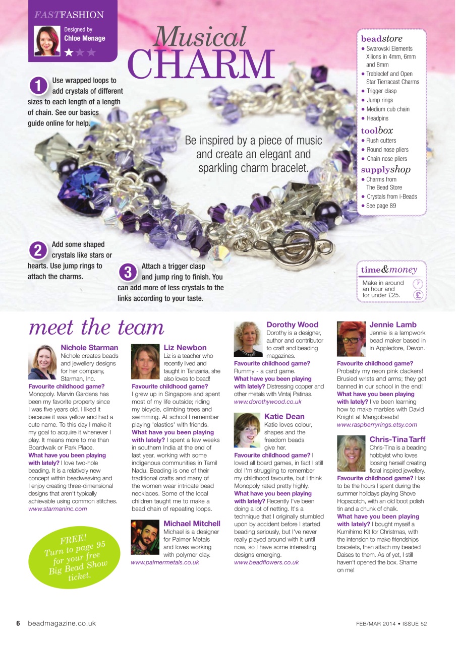 Bead & Jewellery Magazine Preview Pages