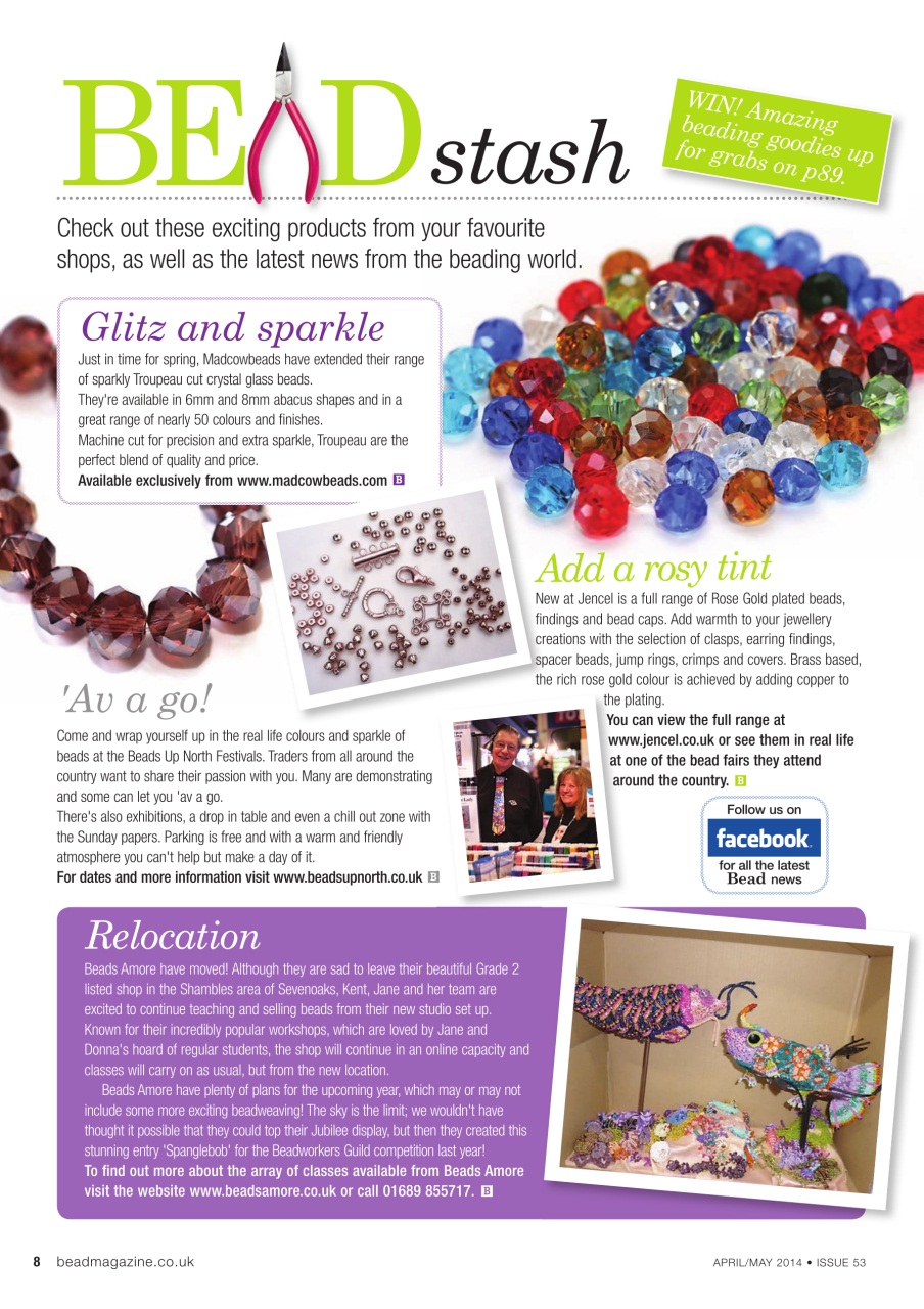 Bead & Jewellery Magazine Preview Pages