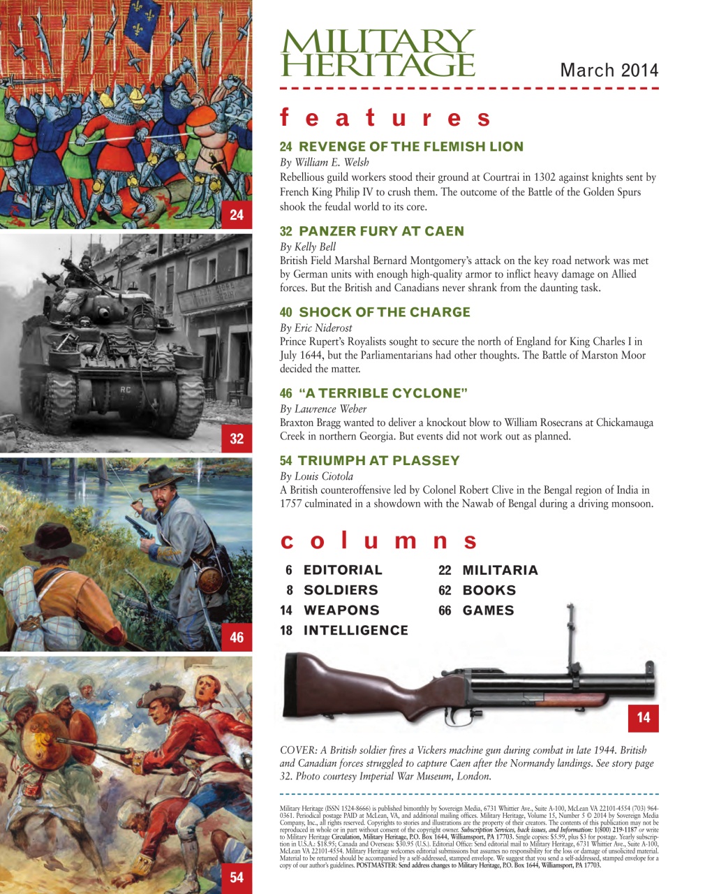 Military Heritage Preview Pages