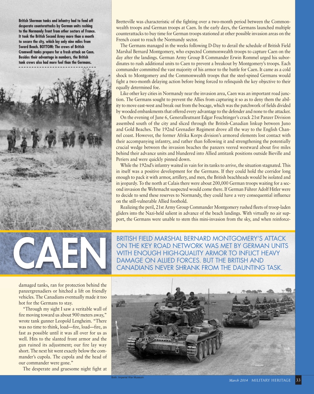 Military Heritage Preview Pages
