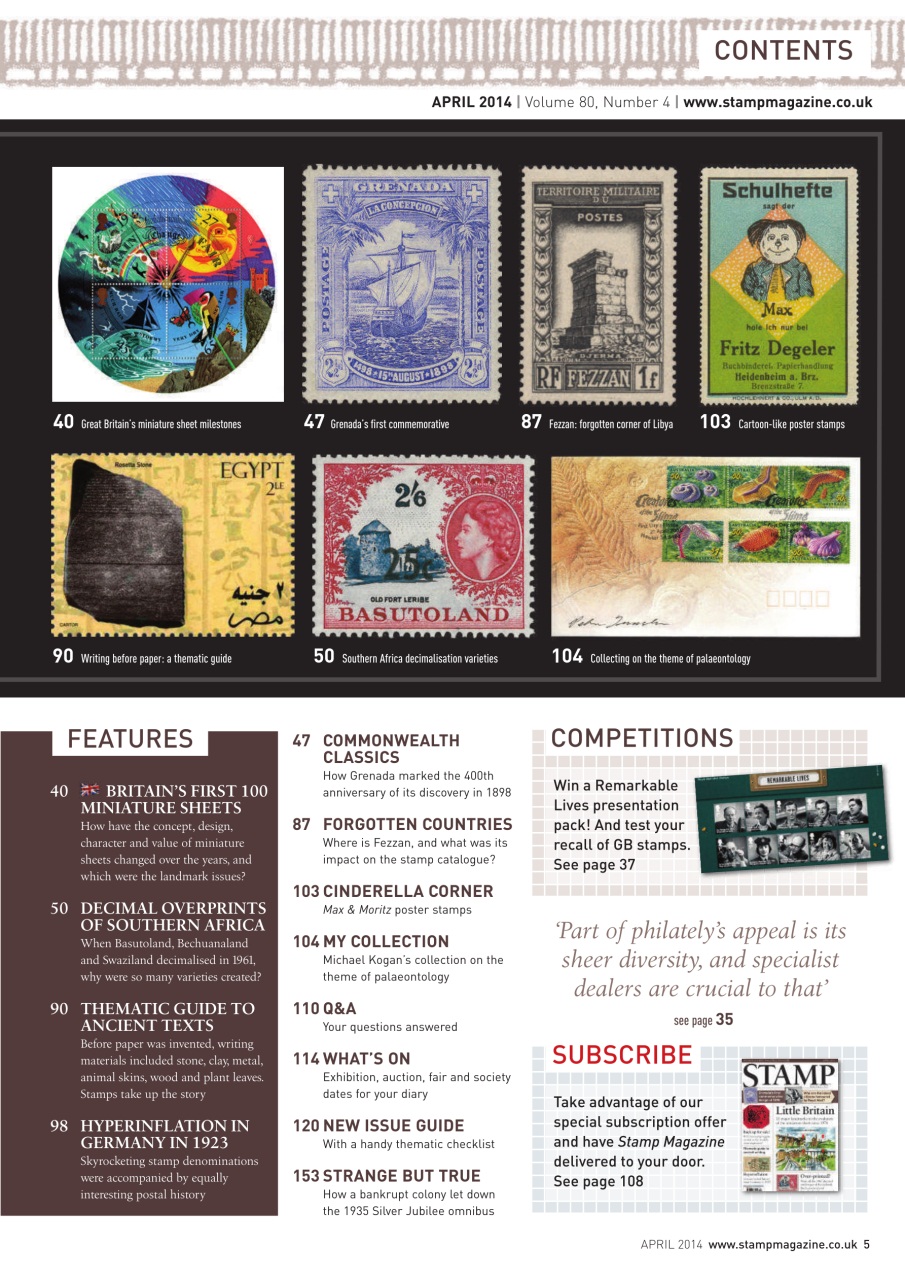 Stamp Magazine Preview Pages