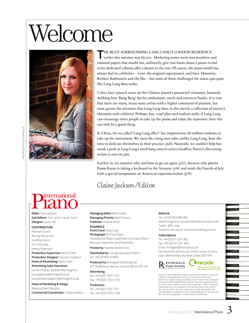 International Piano Preview Pages