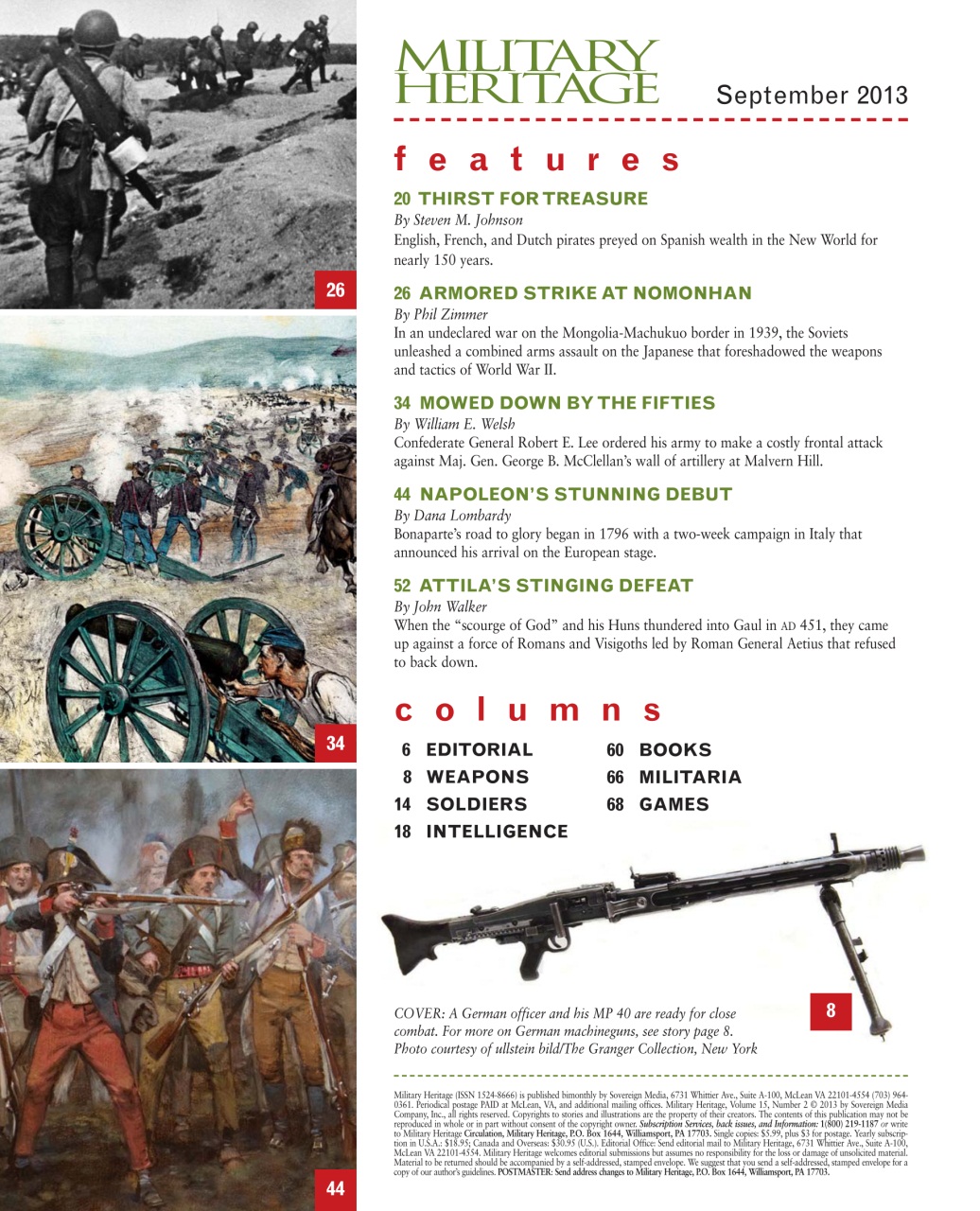 Military Heritage Preview Pages