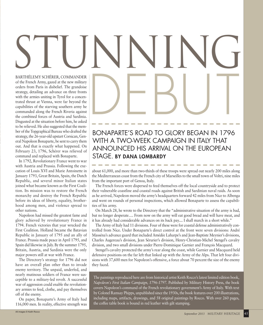 Military Heritage Preview Pages