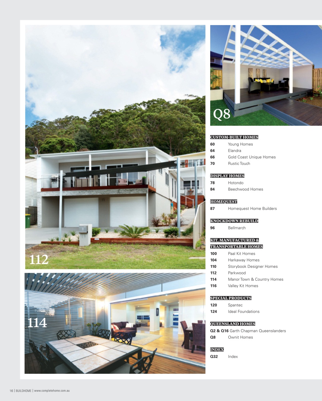 Build Home Preview Pages