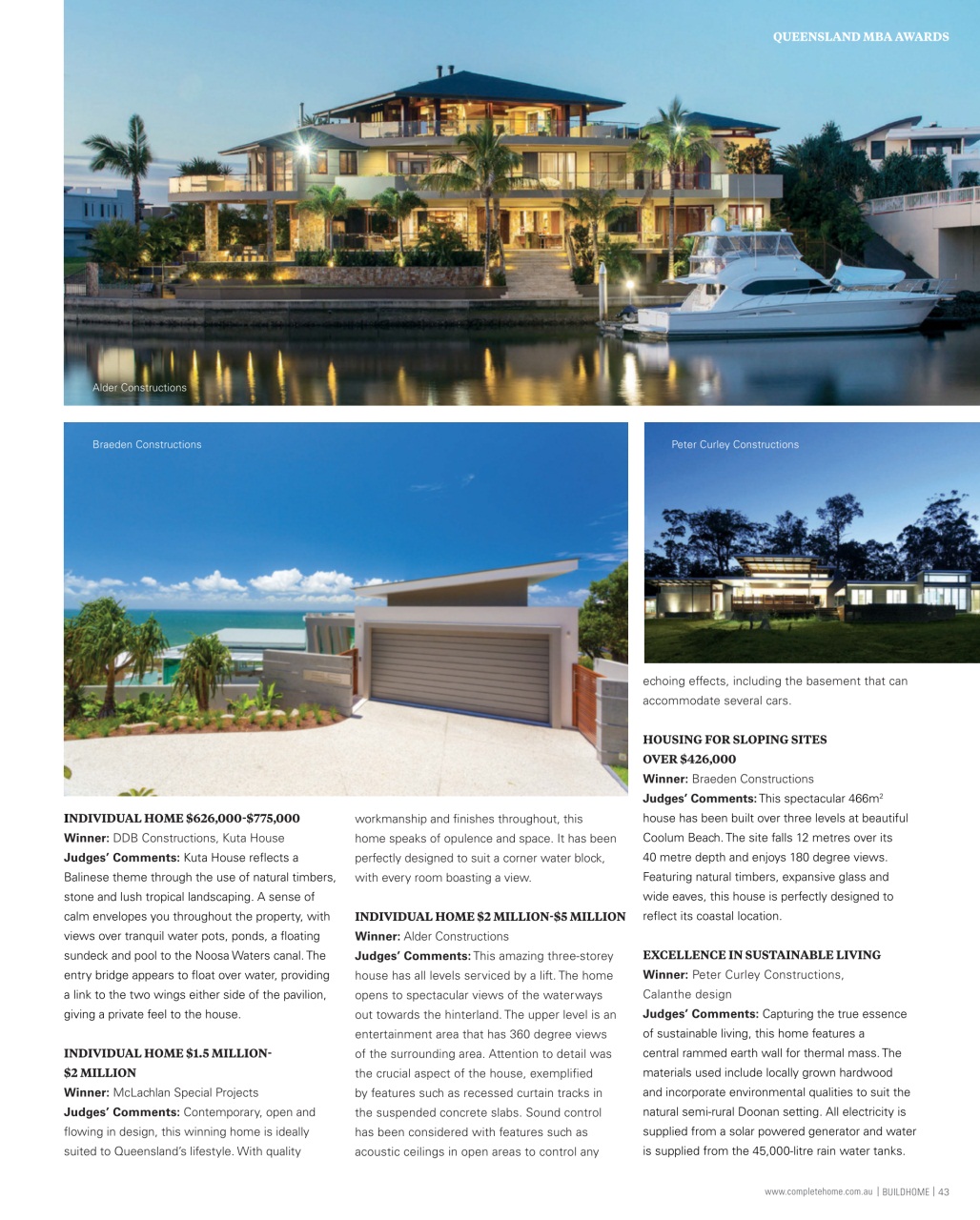 Build Home Preview Pages
