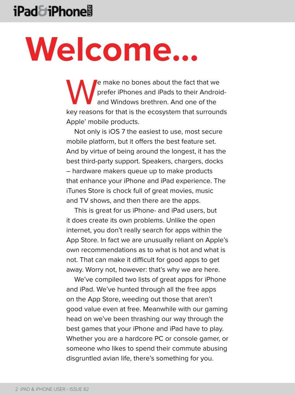 iPad and iPhone User Preview Pages