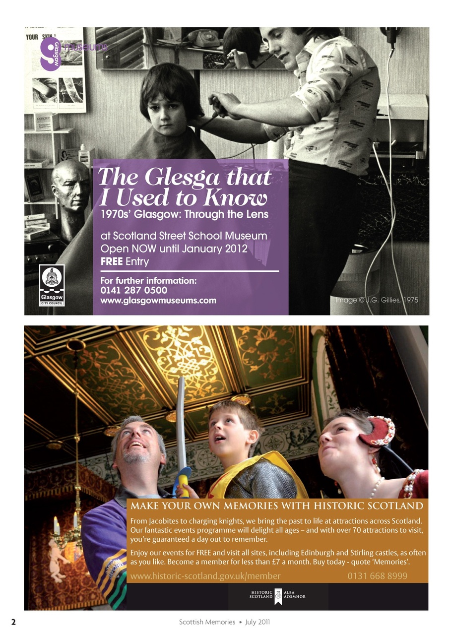 Scottish Memories Preview Pages