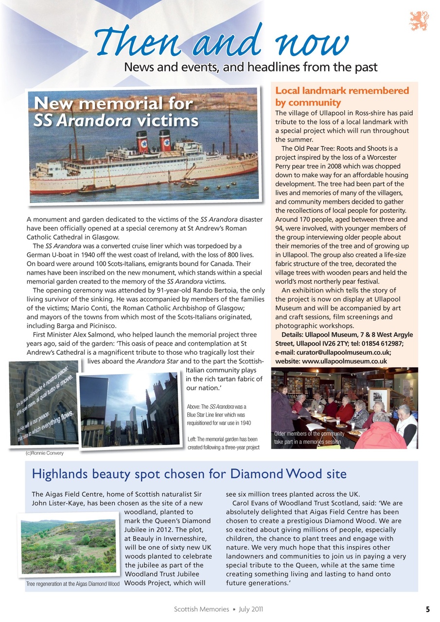 Scottish Memories Preview Pages