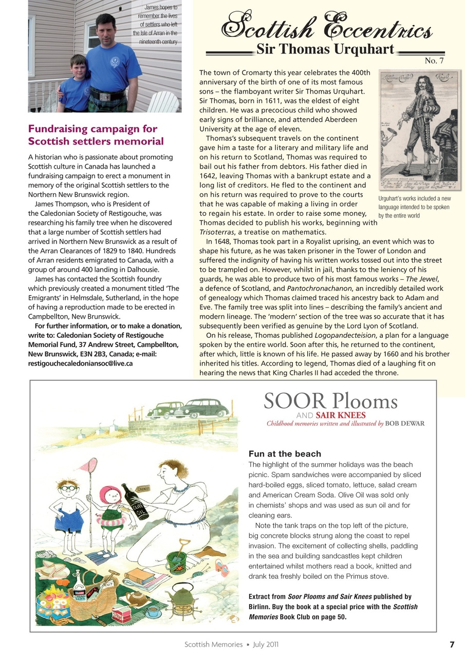 Scottish Memories Preview Pages