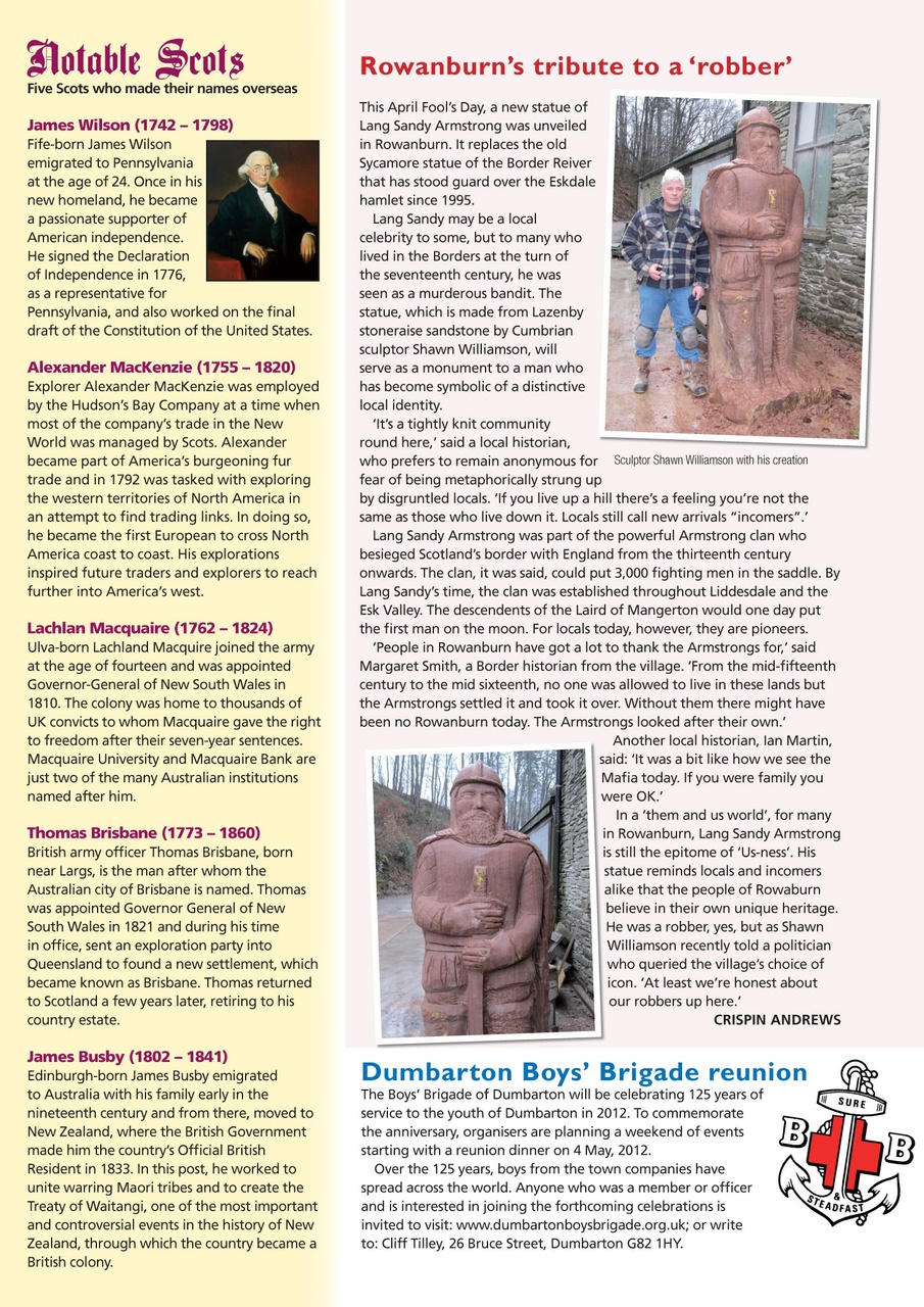 Scottish Memories Preview Pages