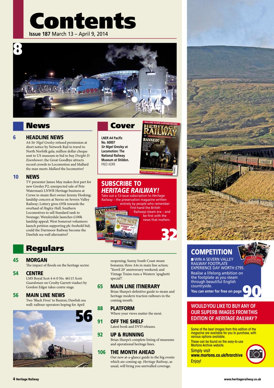 Heritage Railway Preview Pages