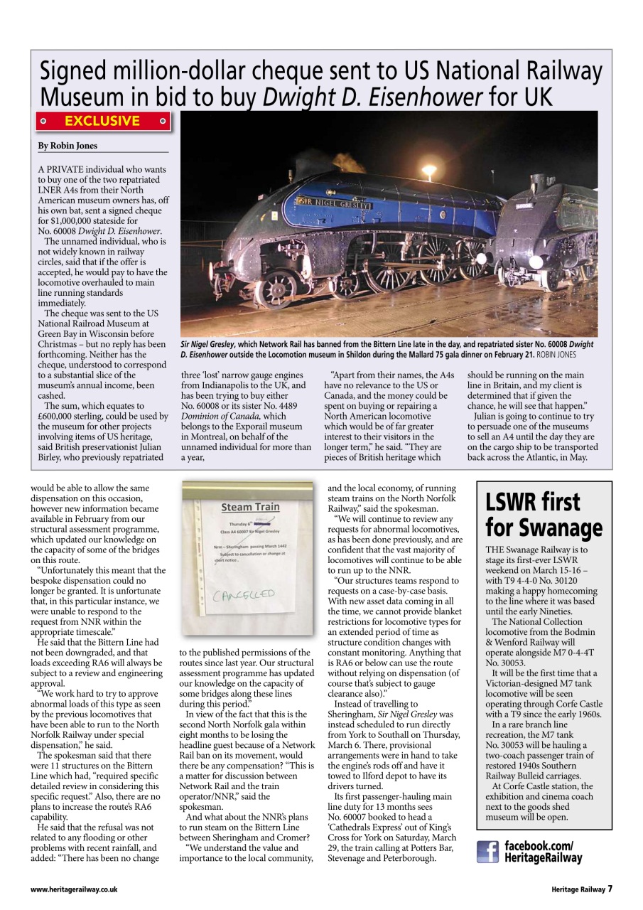 Heritage Railway Preview Pages