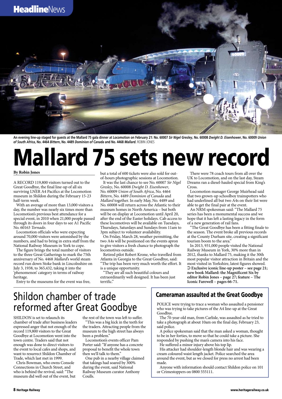 Heritage Railway Preview Pages