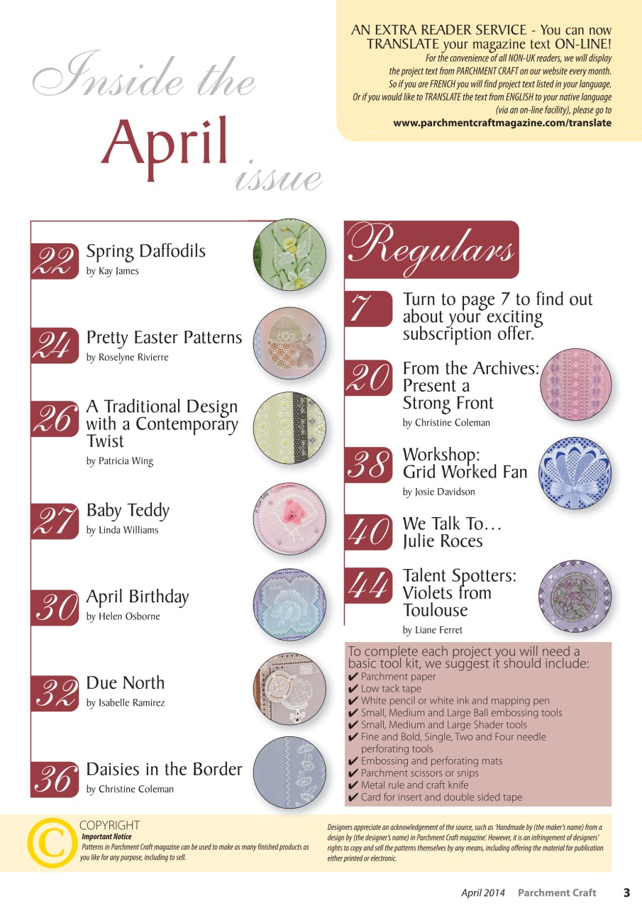 Parchment Craft Preview Pages