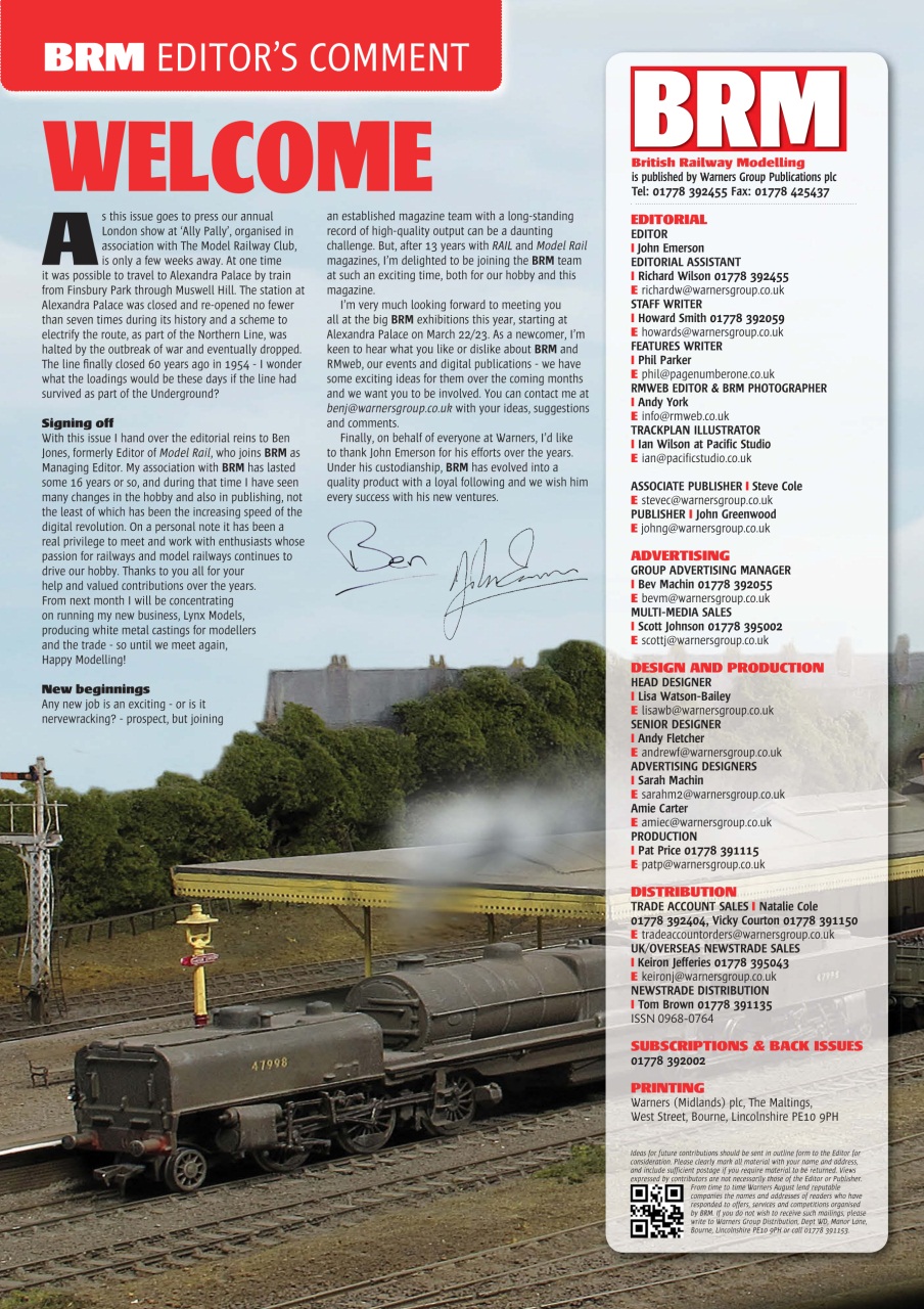 British Railway Modelling (BRM) Preview Pages