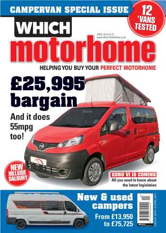 What Motorhome magazine issue New and used campers - April 2014 
