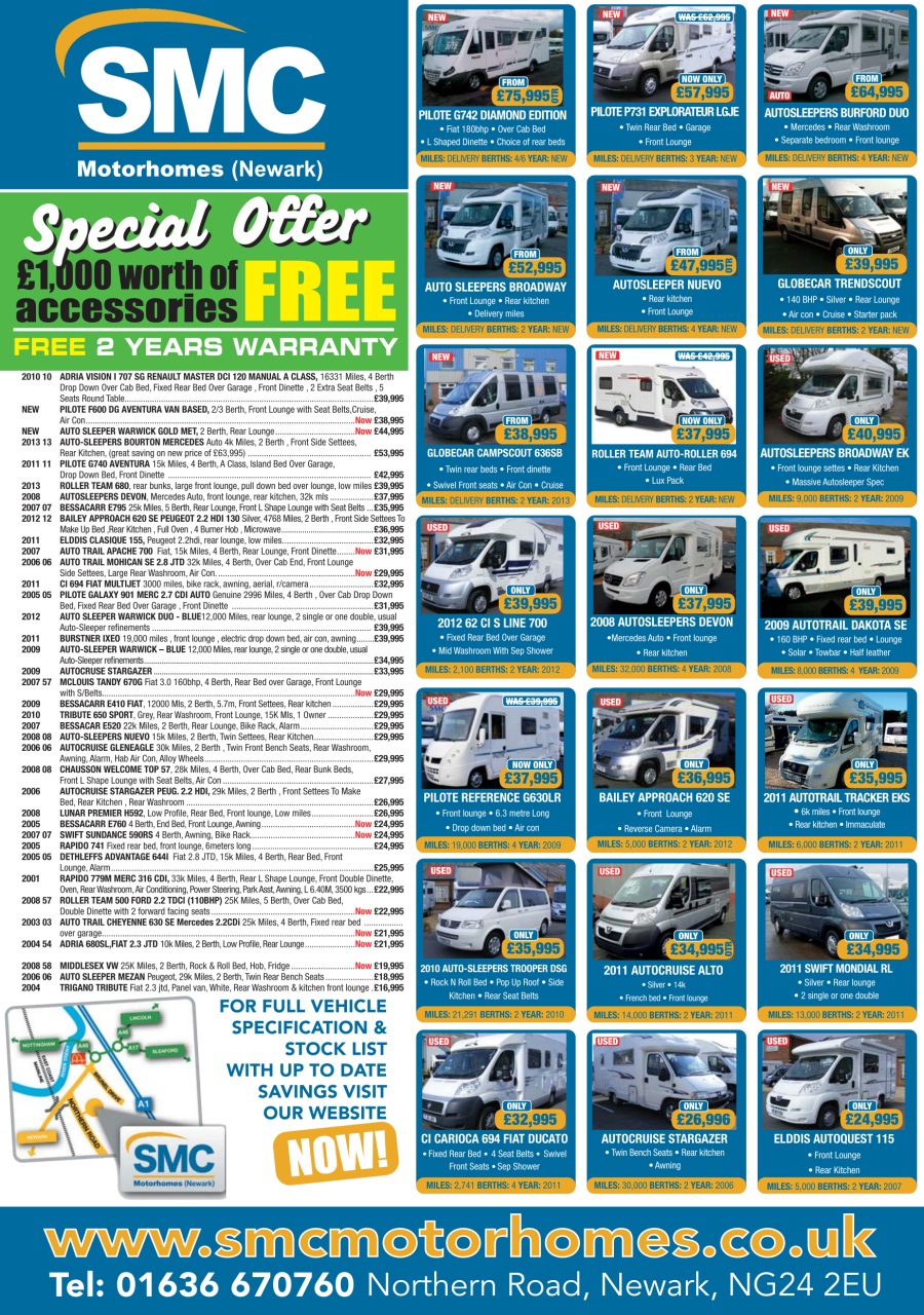 What Motorhome magazine Preview Pages