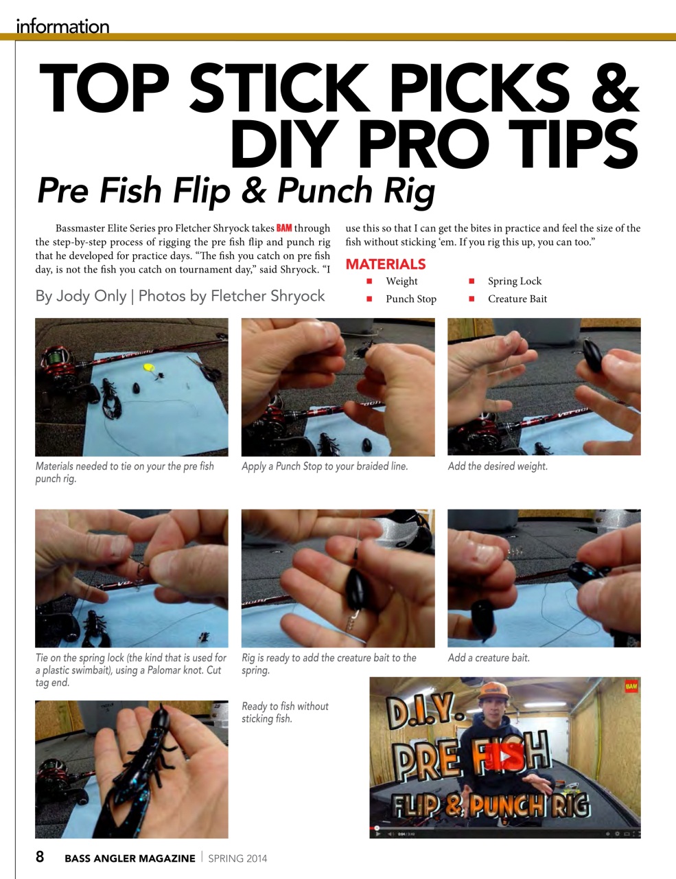 BASS ANGLER MAGAZINE Preview Pages