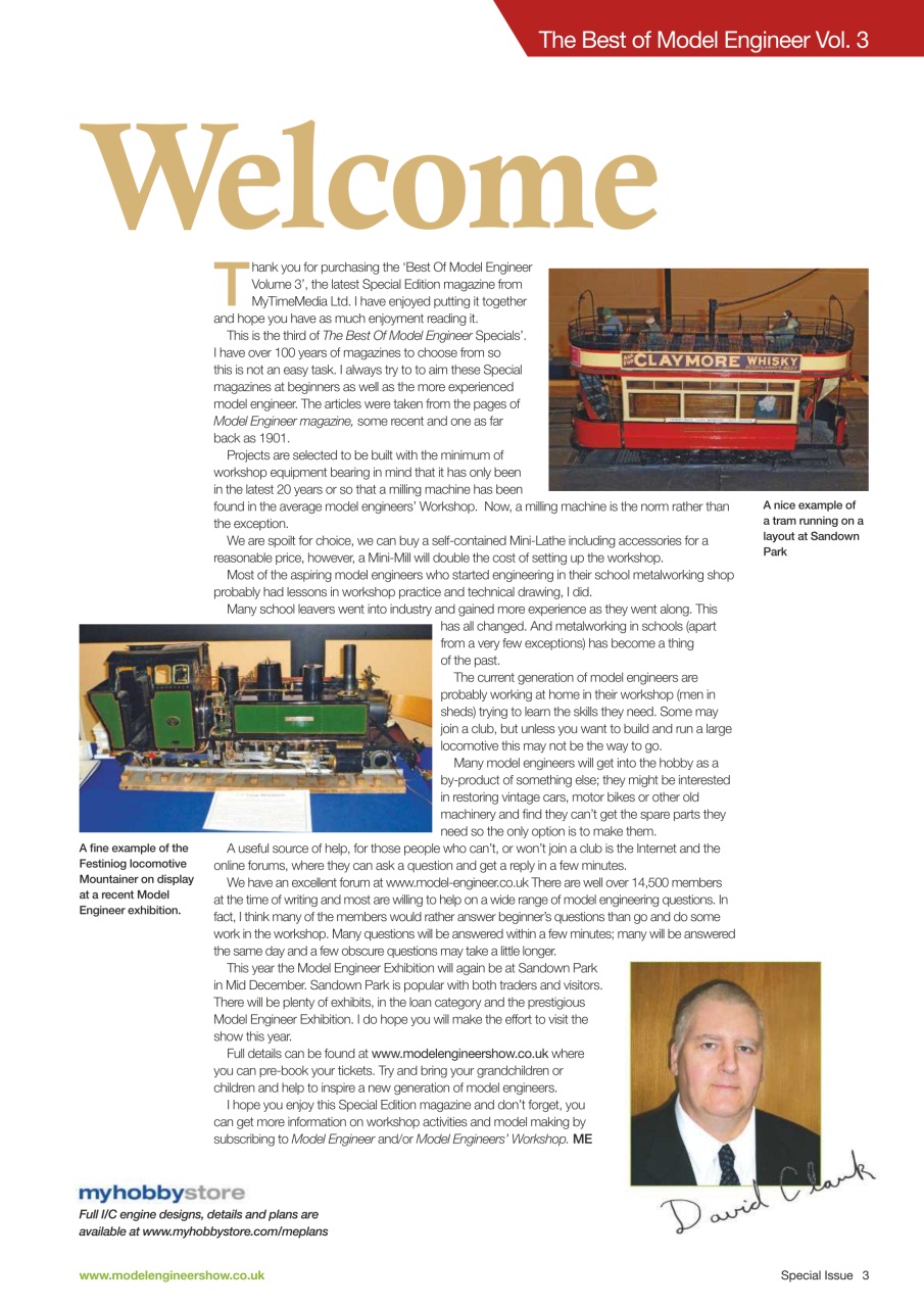 Model Engineer & Workshop Magazine Preview Pages