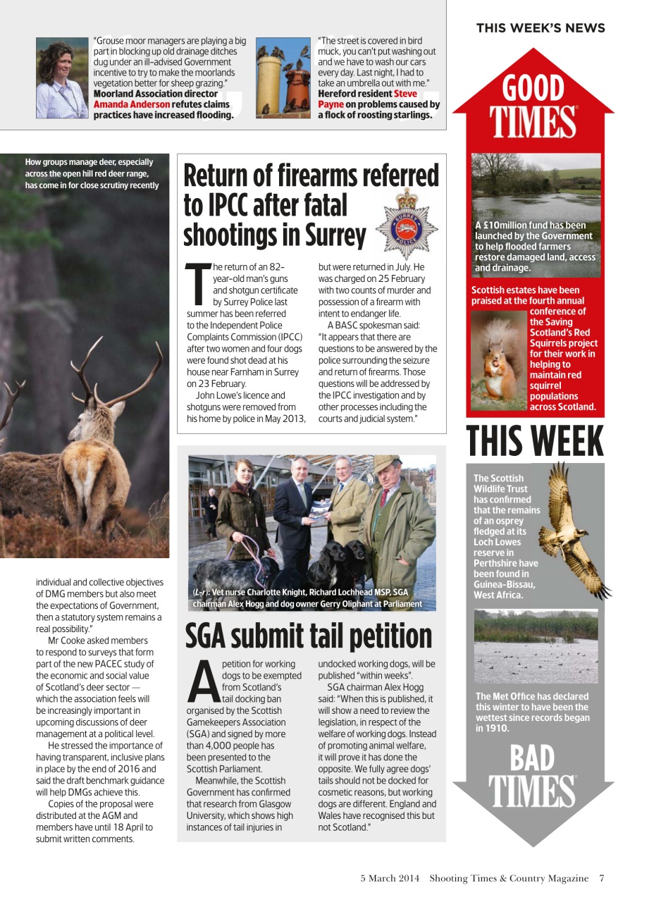 Shooting Times & Country Preview Pages